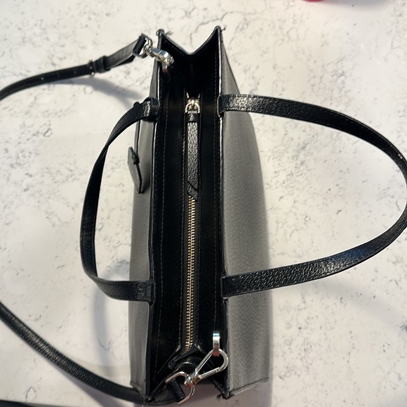 Black leather Kate Spade bag. - Picture 3 of 4